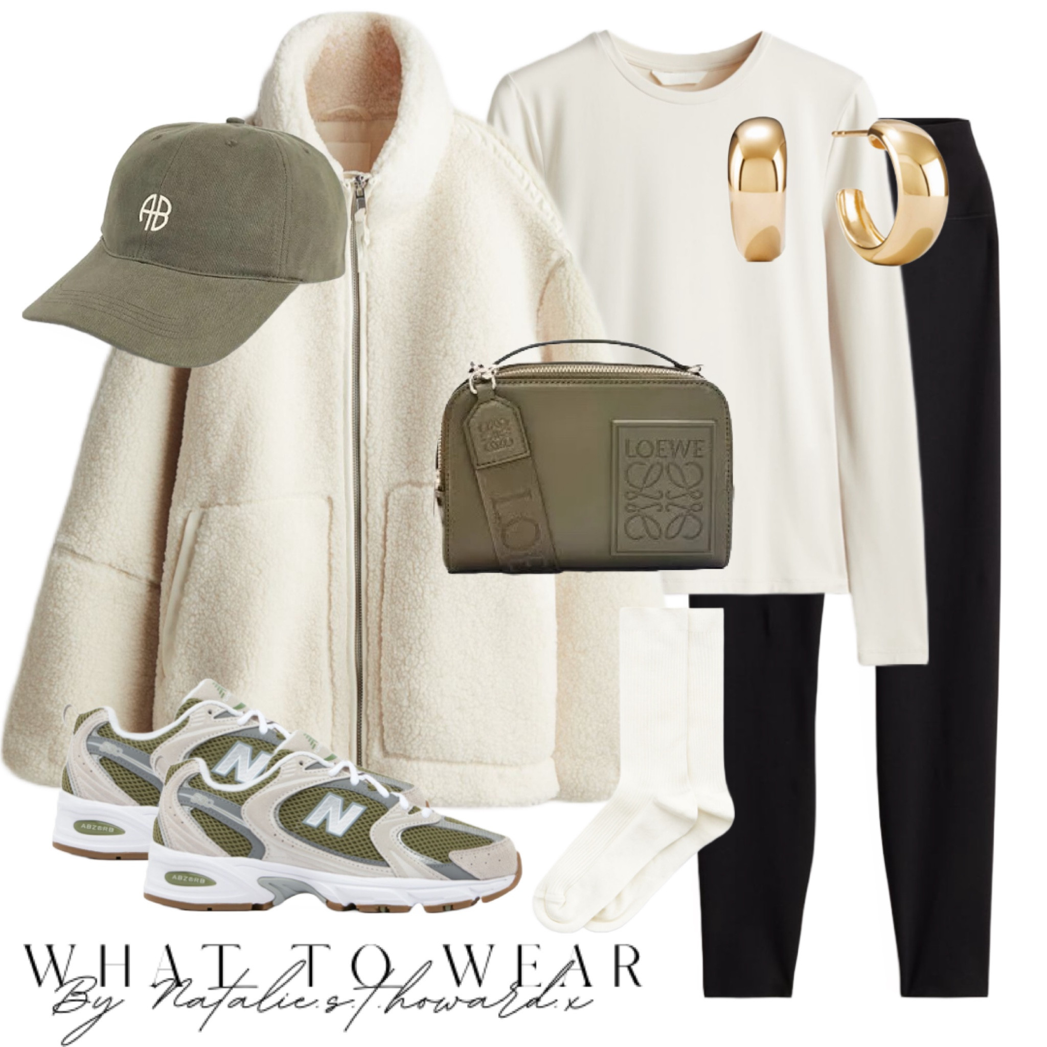 Styling a teddy fleece and leggings with new balance 530. The perfect running errands outfit 🫒🍂

#LTKautumn #LTKuk #LTKstyletip