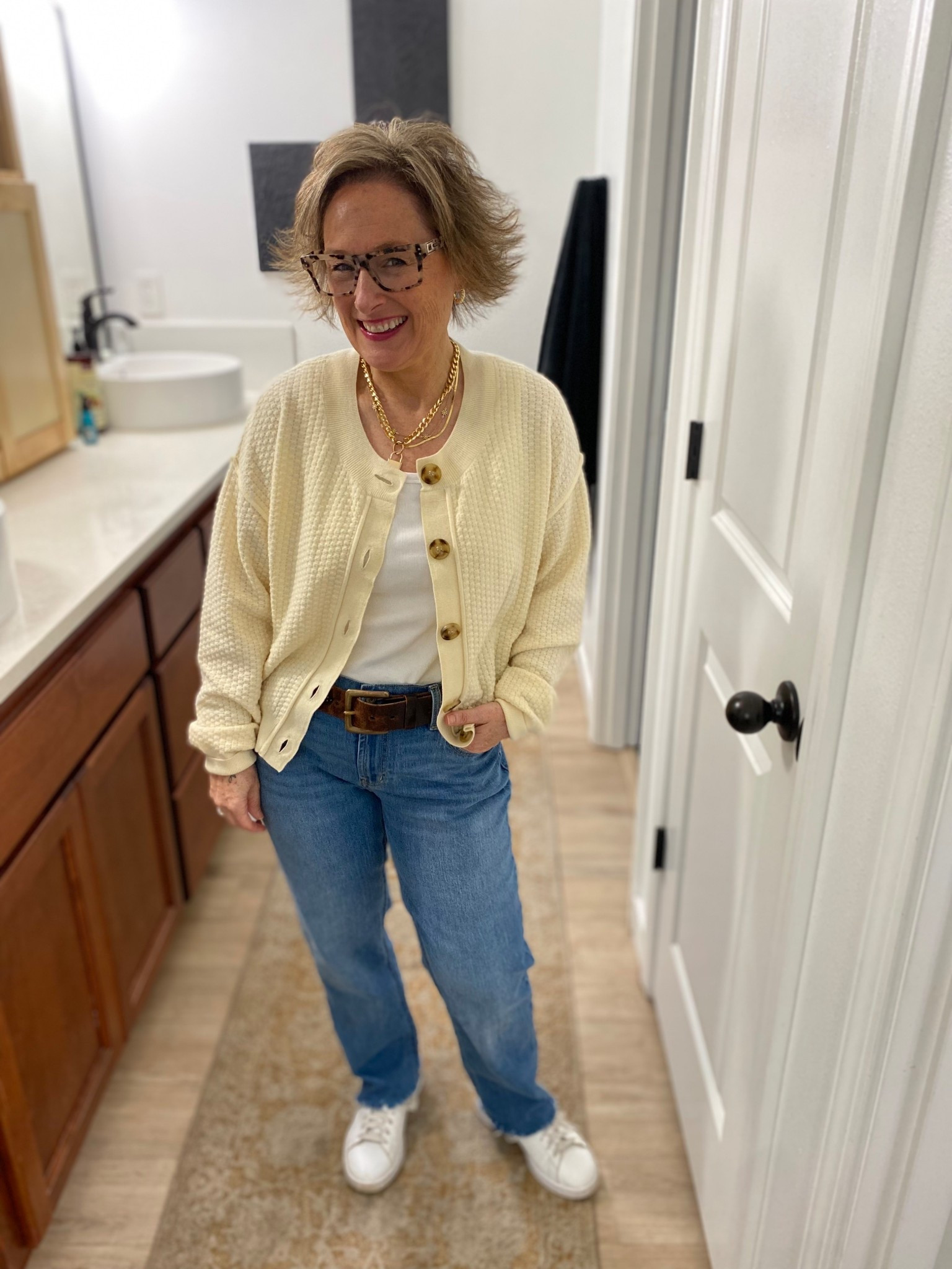 Pull it all together and go! 

#LTKPetite #LTKMidsize #LTKStyleTip