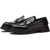 Alexander McQueen Men's Leather Chunky Loafer in Black/Silver, Size UK 10 | END. Clothing | End Clothing (US & RoW)