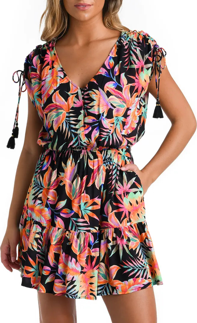 La Blanca V-Neck Cover-Up Dress | Nordstrom | Nordstrom