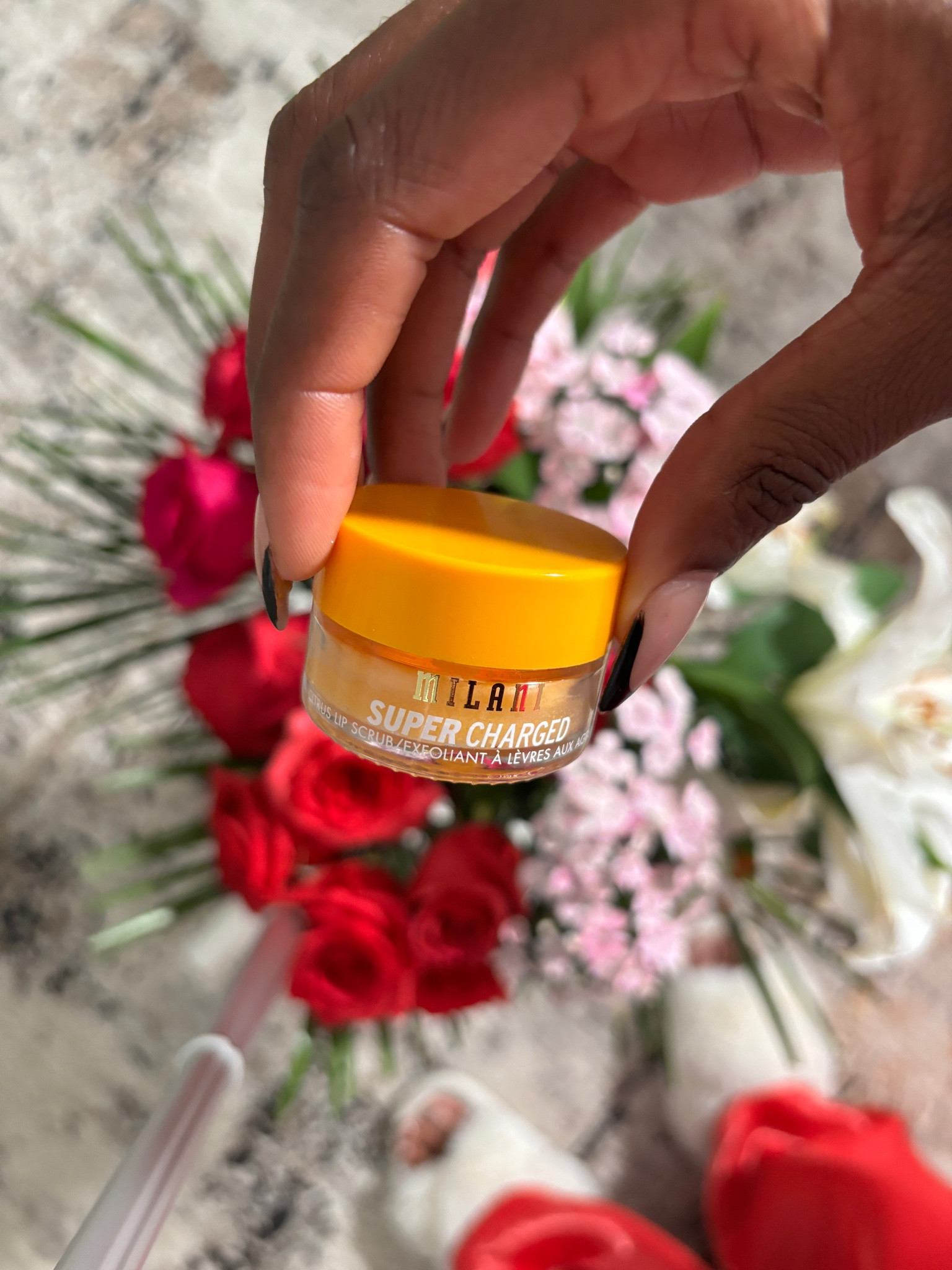 This Milani lip scrub has gentle exfoliation and is very moisturizing 🧡 #selfcare 
