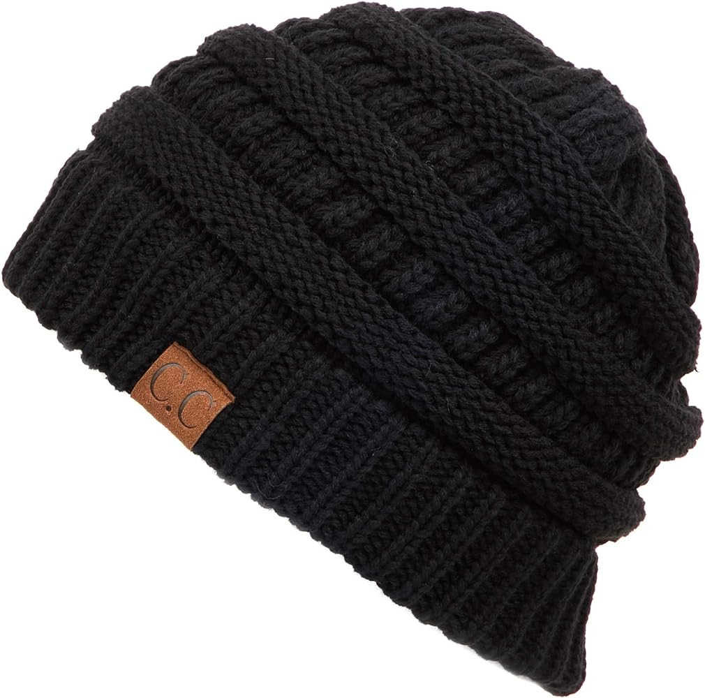 C.C Exclusives Cable Knit Beanie | Amazon (US)