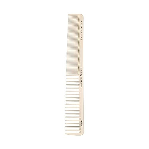 Cricket Silkomb Pro-20 All Purpose Hair Cutting Comb - Silicone-Injected, Seamless Teeth with Dual Tooth Pattern for Precision Cutting, Styling, Ideal for All Hair Types | Amazon (US)
