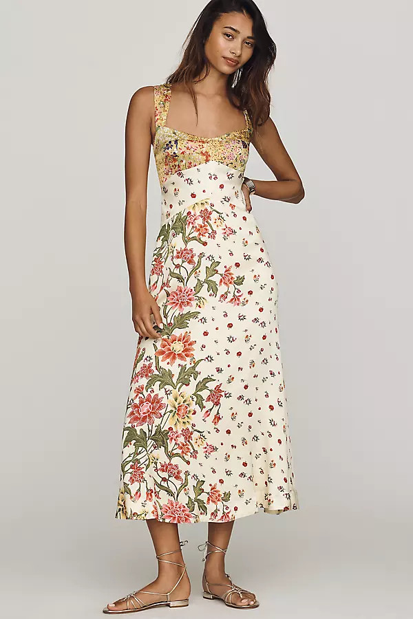 Jocelyn Sleeveless Slip Midi Dress by Maeve | Anthropologie (US)