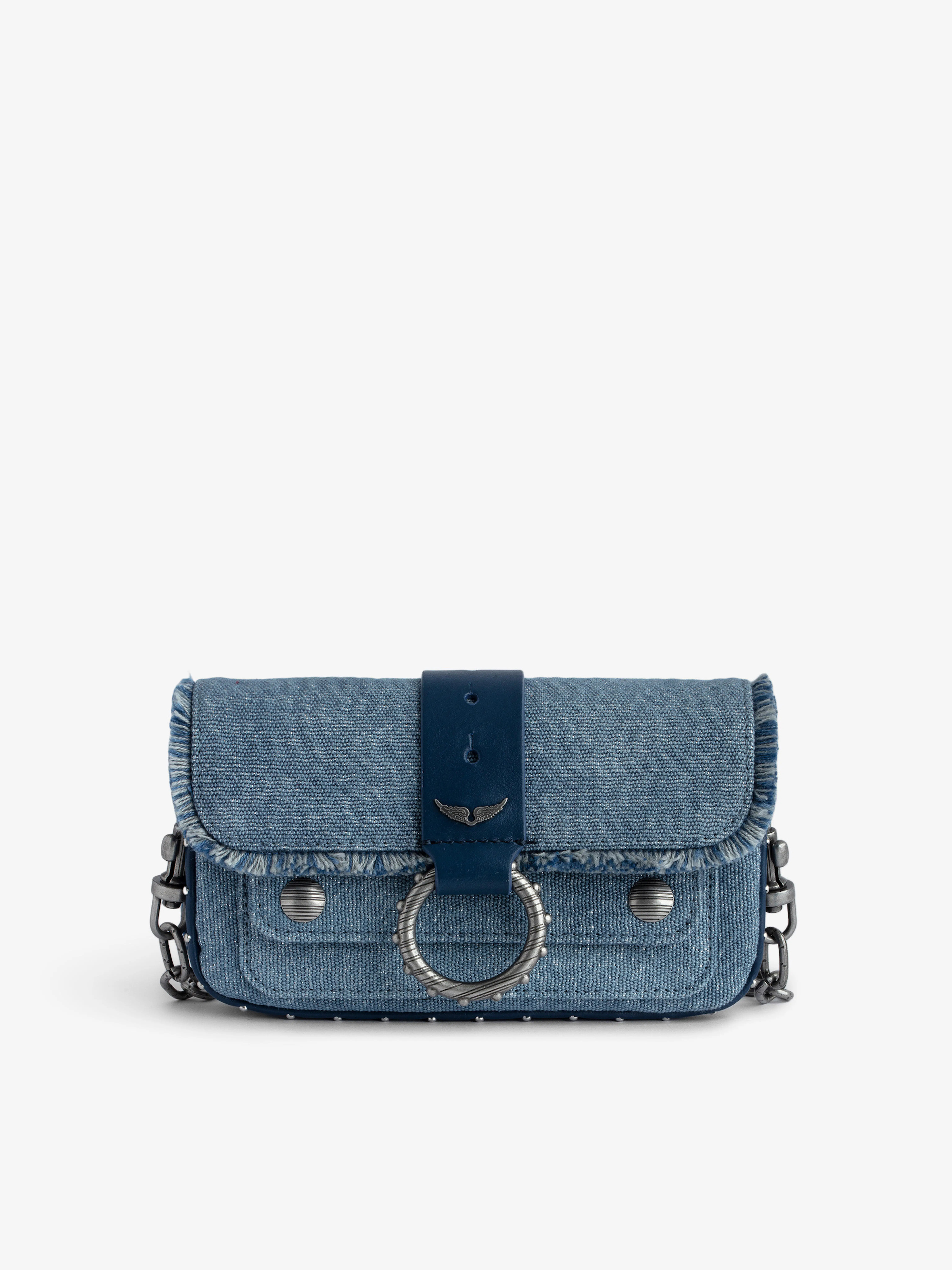 Kate Wallet Denim Glitter Bag | Zadig et Voltaire (US)