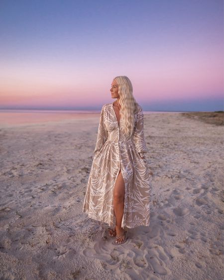 Dreamy sunset beach walk in this easy to wear midi dress 💖

#LTKTravel #LTKOver40 #LTKSeasonal