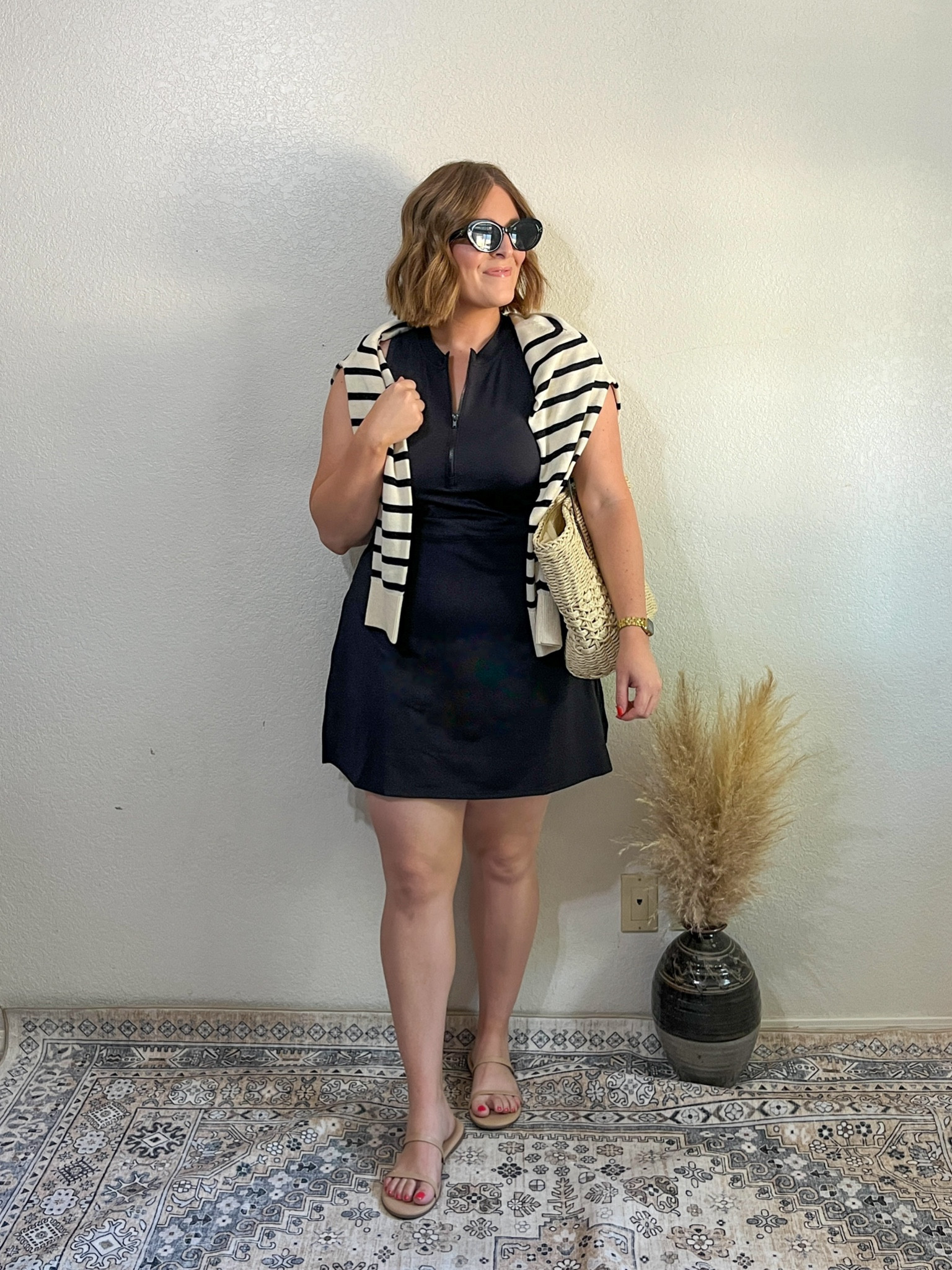 Love dressing up this athletic dress for lunch or grabbing coffee with a friend! Perfect to take on vacation with you

Wearing L (tts) I’m 5’4

#LTKMidsize #LTKStyleTip #LTKSummerSales