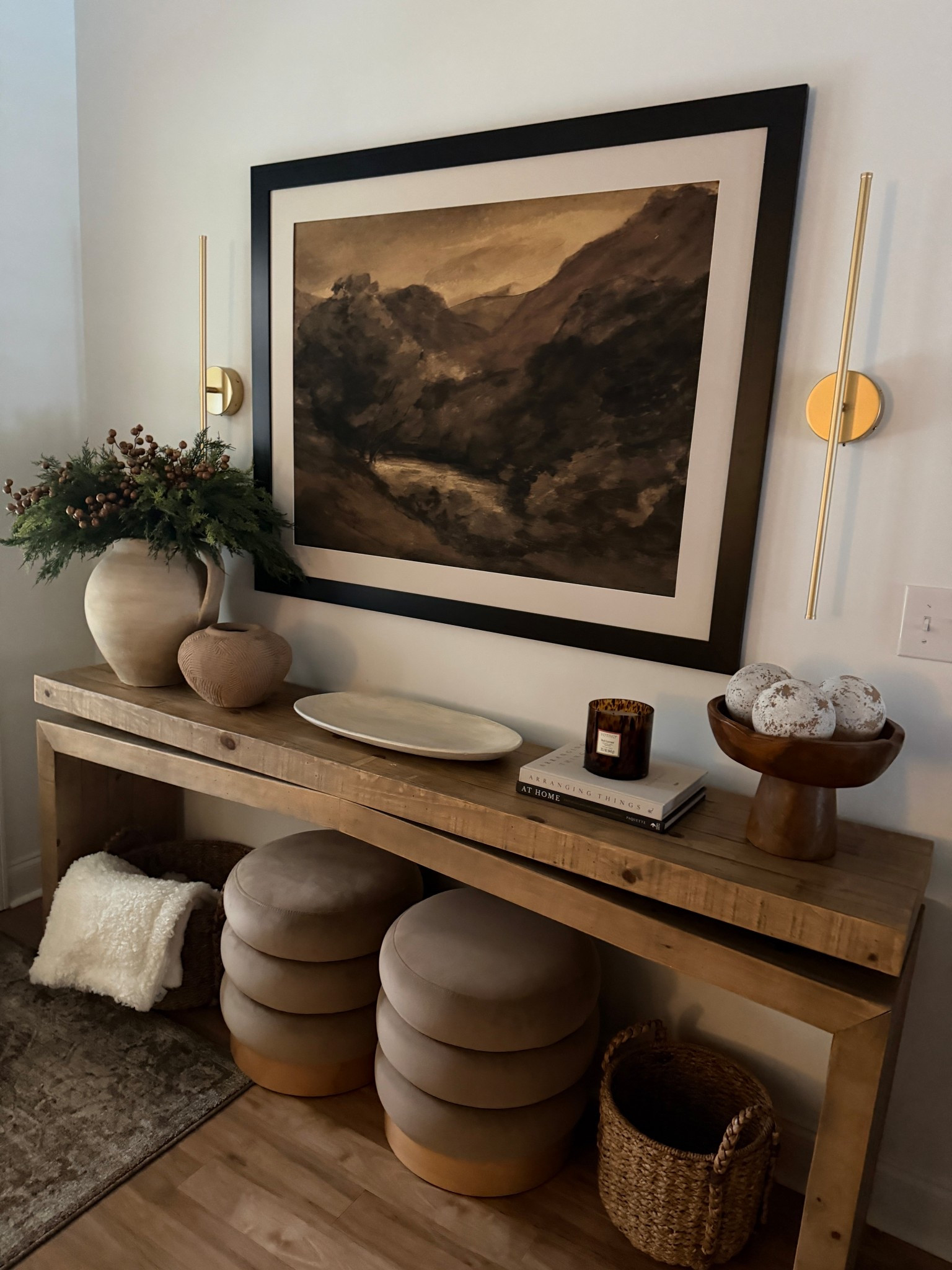 Entryway Styling
Christmas has just passed us by and so maybe you are wondering how to style everything for that in between time. You don’t want Christmas but you’re not quite ready for Spring. I used a pretty vase filled with cedar stems then I added some of my other favorite pieces  

#LTKFindsUnder100 #LTKSaleAlert #LTKHome