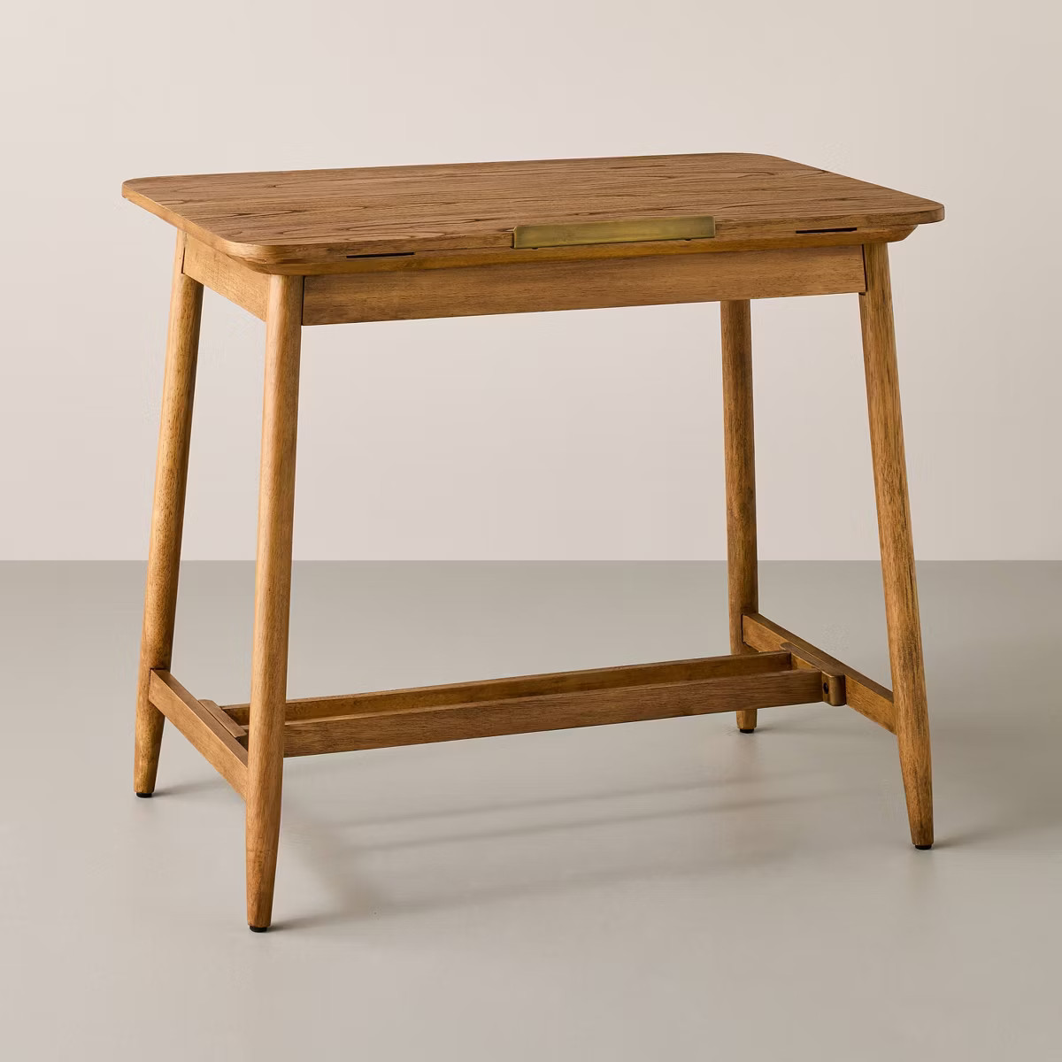 Adjustable Drafting Desk Aged Oak - Hearth & Hand™ with Magnolia | Target