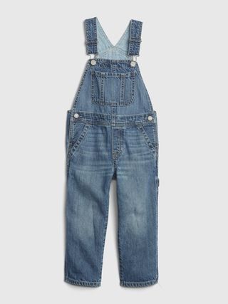 Toddler Denim Overalls with Washwell™ | Gap (US)