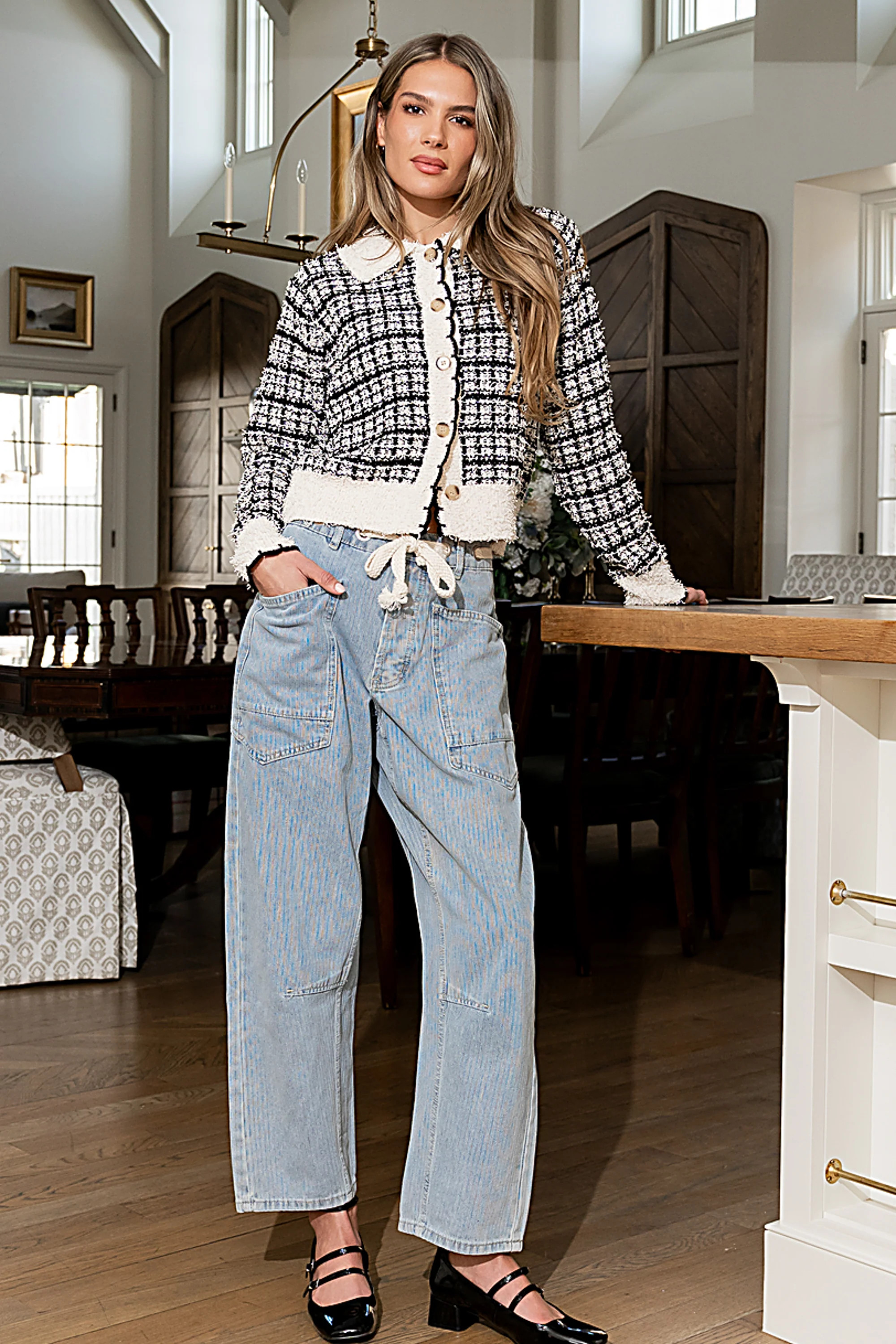 Jocelyn Barrel Jeans in Light Wash | Böhme US