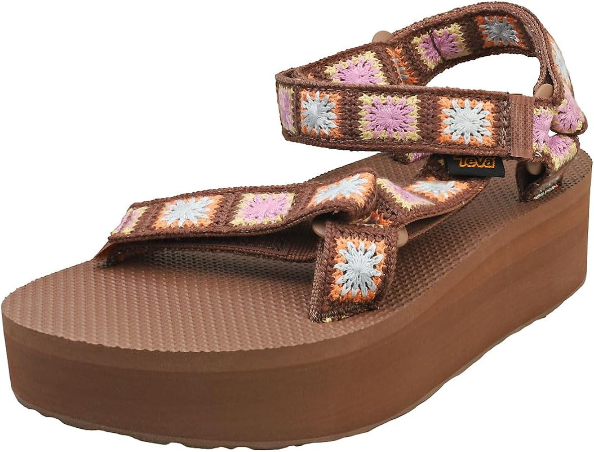 Teva Women's W Flatform Universal Crochet Sandal | Amazon (US)
