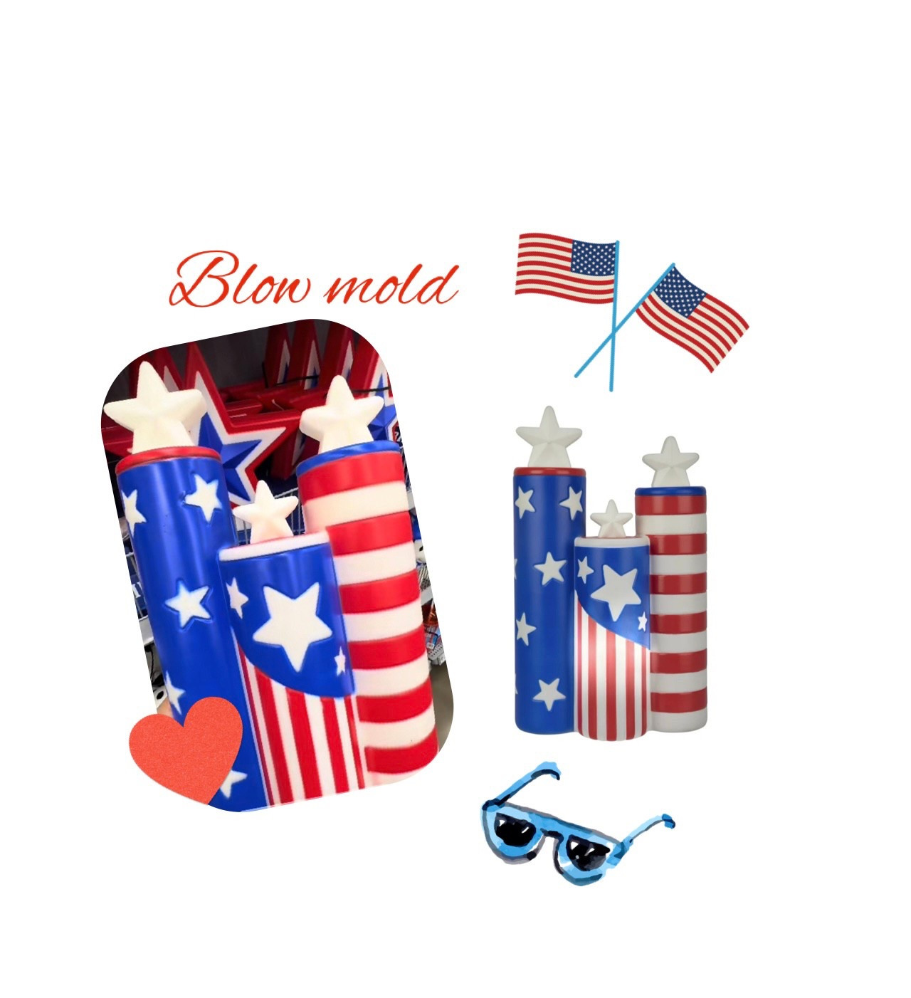 Blow mold, Fourth of July, decorations, porch, decor, outside, decor, decorations, decor

#LTKHome #LTKFindsUnder50 #LTKSummerEdit