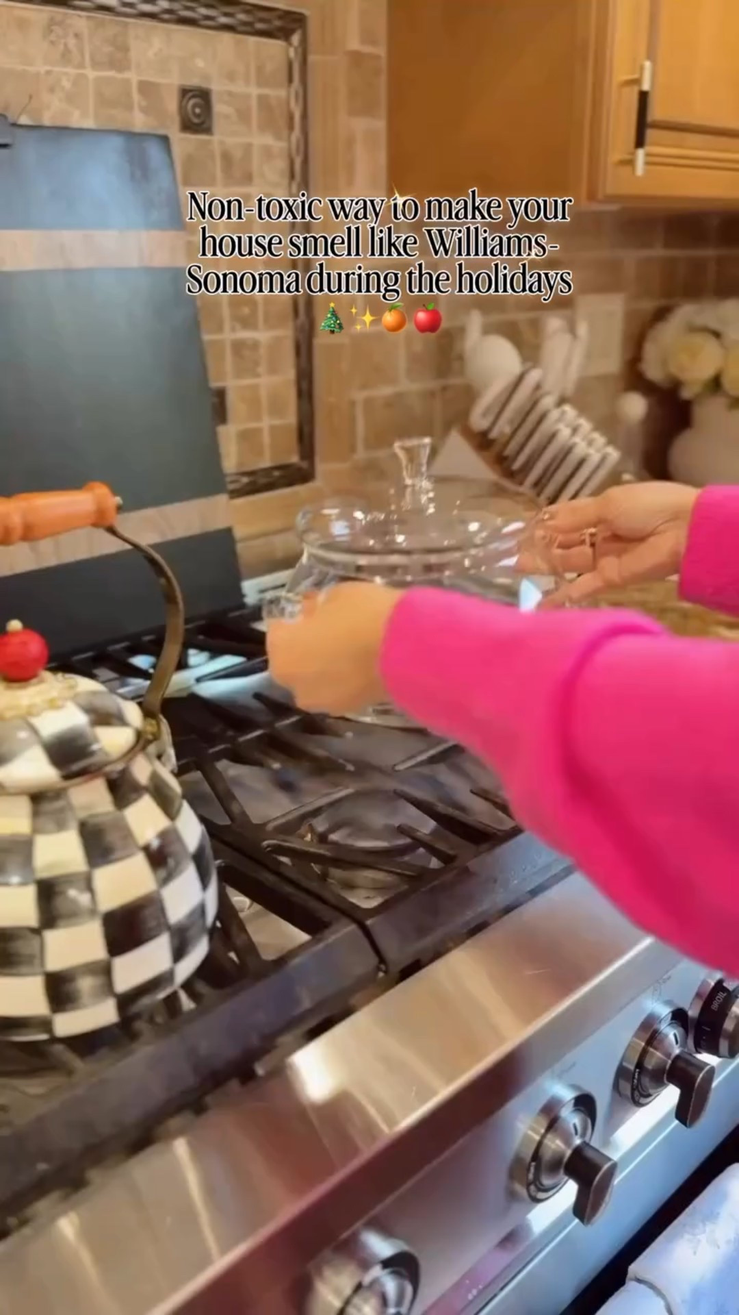 
Get into the holiday spirit & make a cozy holiday simmer pot to fill your home with the scents of the season, and create a cute bow kitchen towel to add a touch of charm to your kitchen 

For simmer pot I used orange, apple, whole cloves, cranberries , cinnamon sticks and rosemary. You can also add vanilla extract or lemon slices. Trust me your house will smell just like Williams Sonoma!!
@walmart @wayfair #
#LTKParties



#liketkit #LTKHome #LTKHoliday
@shop.ltk
https://liketk.it/5yq9y