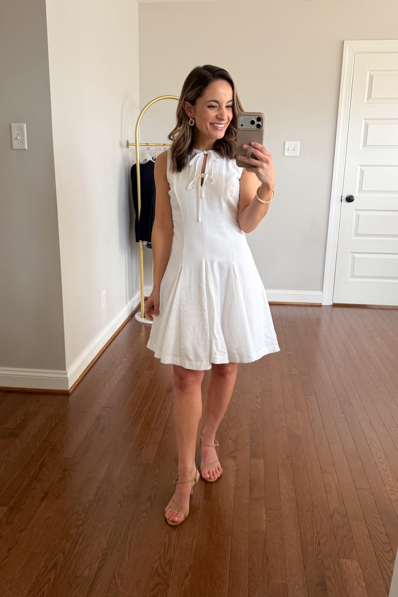 Three petite-friendly above the knee dress for your next spring or summer celebration! 

White dress (BR Factory): petite xxs | true to size | fully lined 

My sizing for reference: I’m 4’10”, 105 lbs. my measurements are 32”, 24”, 36”. I typically wear petite xxs/00/24 and have a 25” ankle inseam. 

#LTKPetite