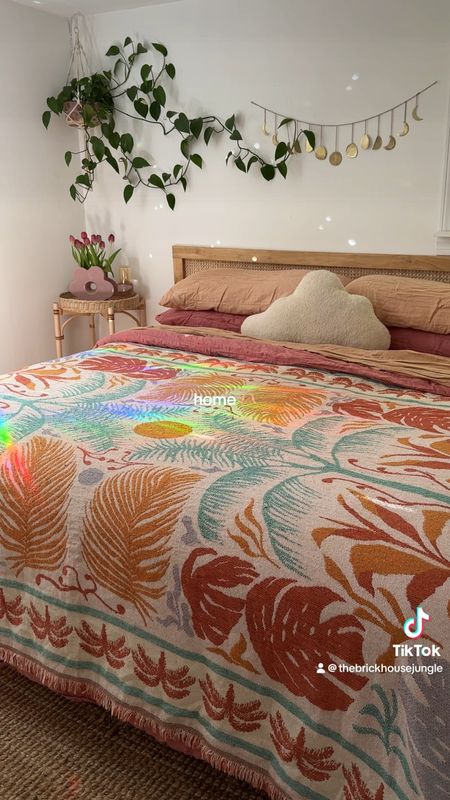Boho bedroom inspo! 💫
Colorful home decor | bohemian decor style | bedroom inspo 

#LTKSeasonal #LTKHome #LTKSaleAlert