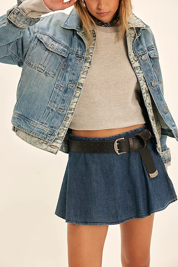 We The Free Paradise Found Denim Skort | Free People (Global - UK&FR Excluded)