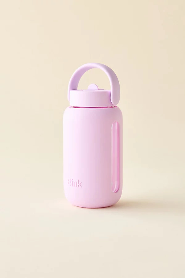Bink Mini 17 oz Glass Water Bottle in Pink at Urban Outfitters | Urban Outfitters (US and RoW)