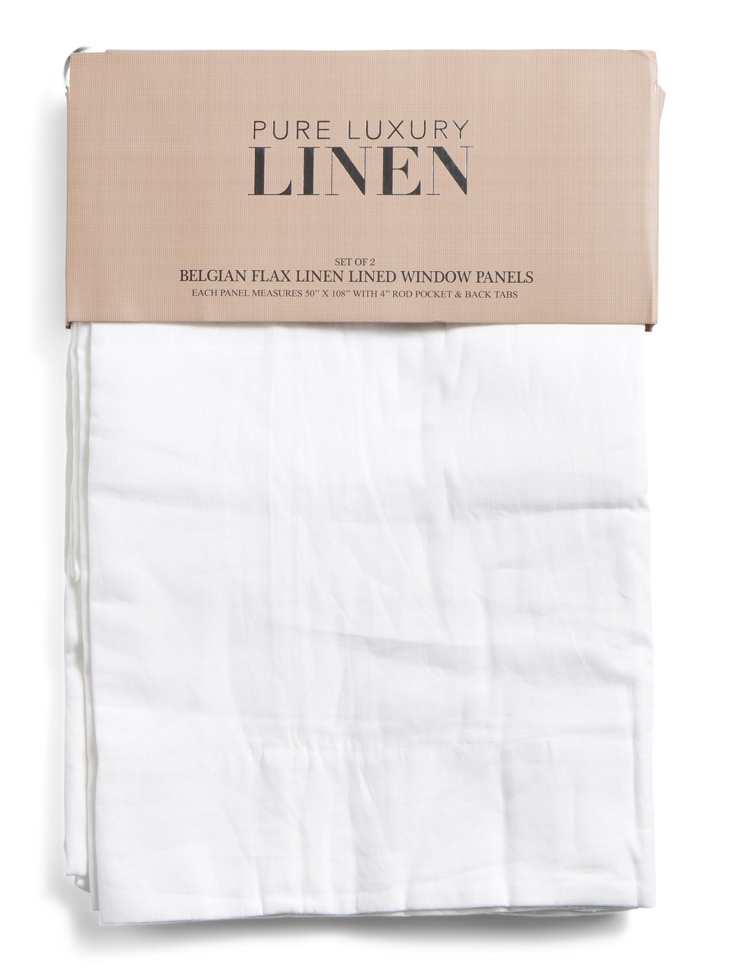 50x108 Linen Lined Curtains | TJ Maxx