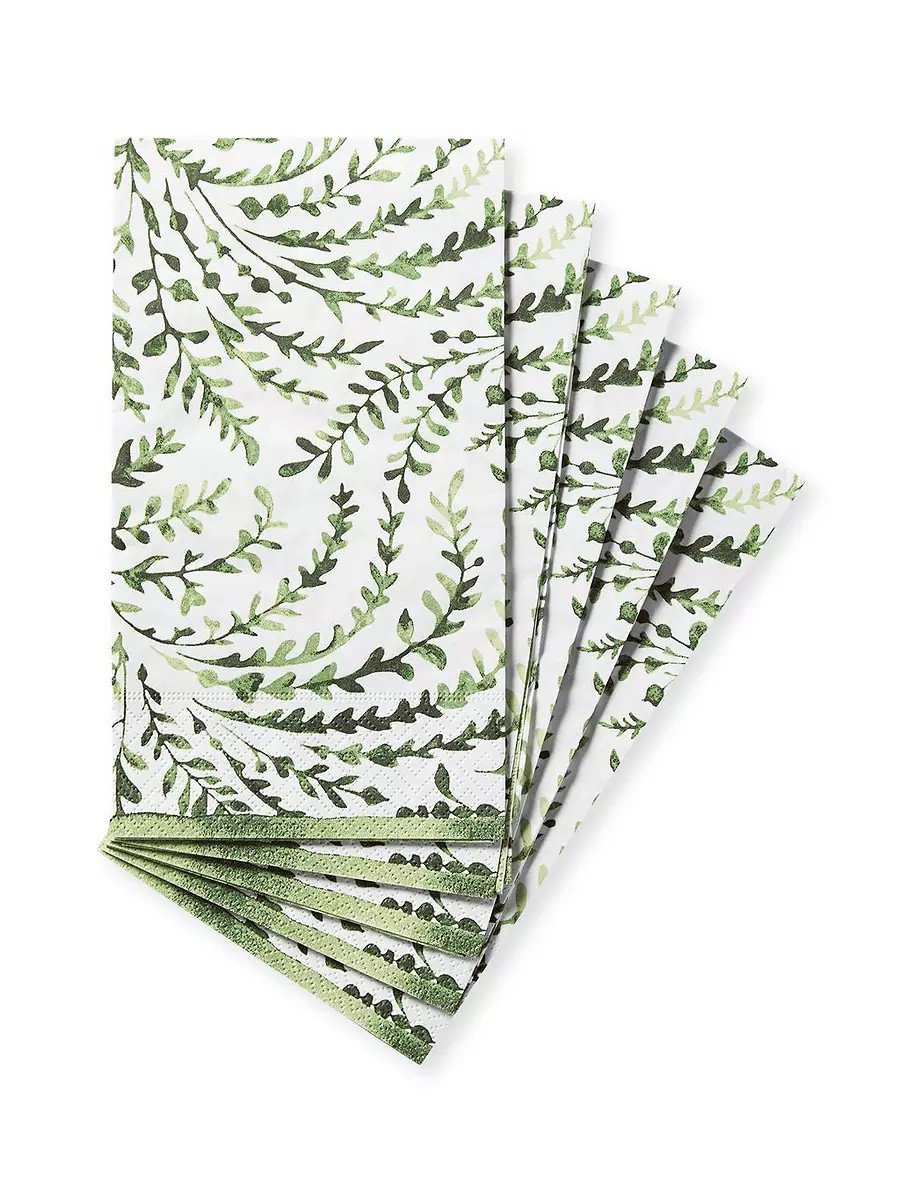 Priano Napkins - Green | Serena and Lily