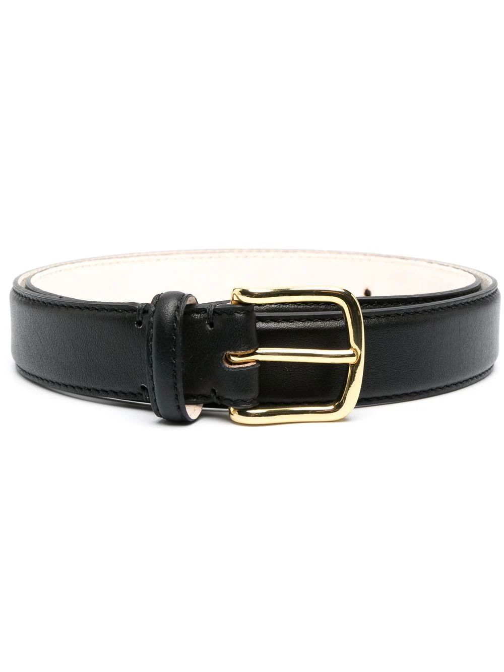 Black & Brown Hugo Leather Belt - Farfetch | Farfetch Global