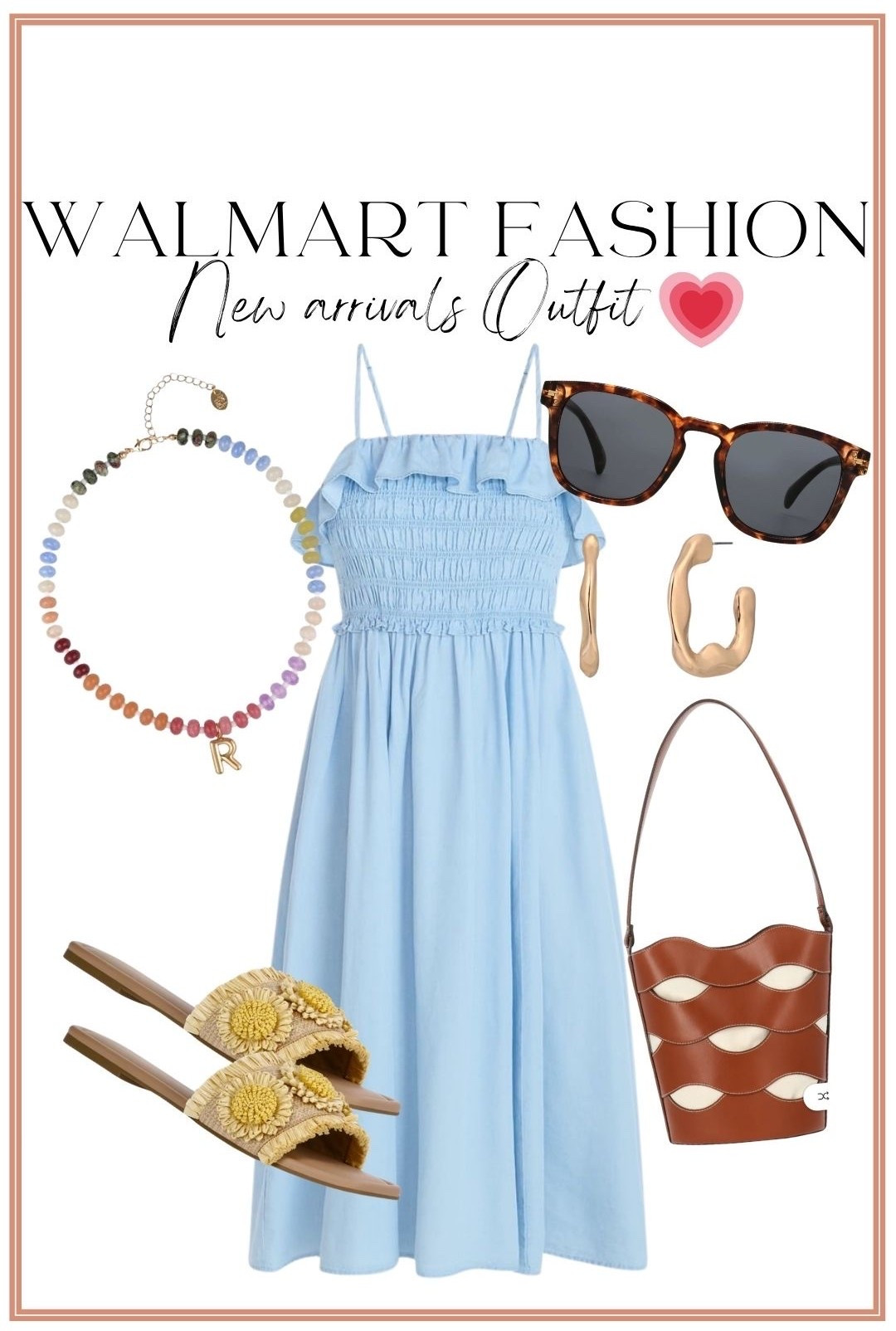 This blue smocked midi dress might be my favorite Walmart fashion find lately 💙 The color is gorgeous, the fit is so flattering, and it looks WAY more expensive than it is! Styled it with woven sandals, gold earrings, and a fun statement bag for the cutest summer outfit. Perfect for vacation dinners, baby showers, brunch, or summer date nights ☀️

#WalmartFashion #WalmartFinds #WalmartStyle #BlueDress #MidiDress #SummerStyle #AffordableFashion #VacationOutfit #SummerOOTD #SmockedDress #WomenFashion #WalmartNewArrivals #ResortStyle #CasualChic #FashionFinds #AffordableStyle #SummerDress #WalmartOutfit

#LTKootd #LTKPetite