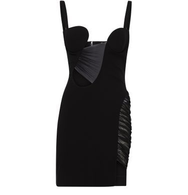 Asymmetric ruched panel mini dress | 24S US