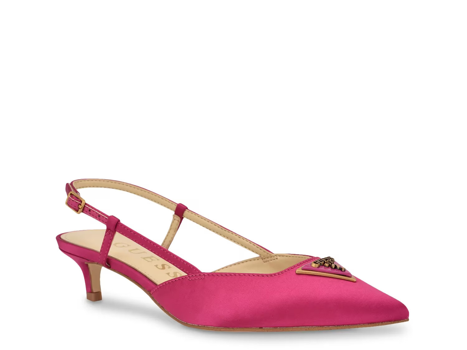 Guess Jesson Pump | Women's | Pink | Size 7.5 | Heels | Kitten | Slingback | DSW
