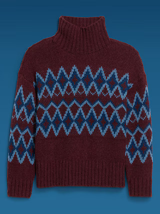 Old Navy x Altuzarra Fair Isle Mock-Neck Sweater | Old Navy (US)