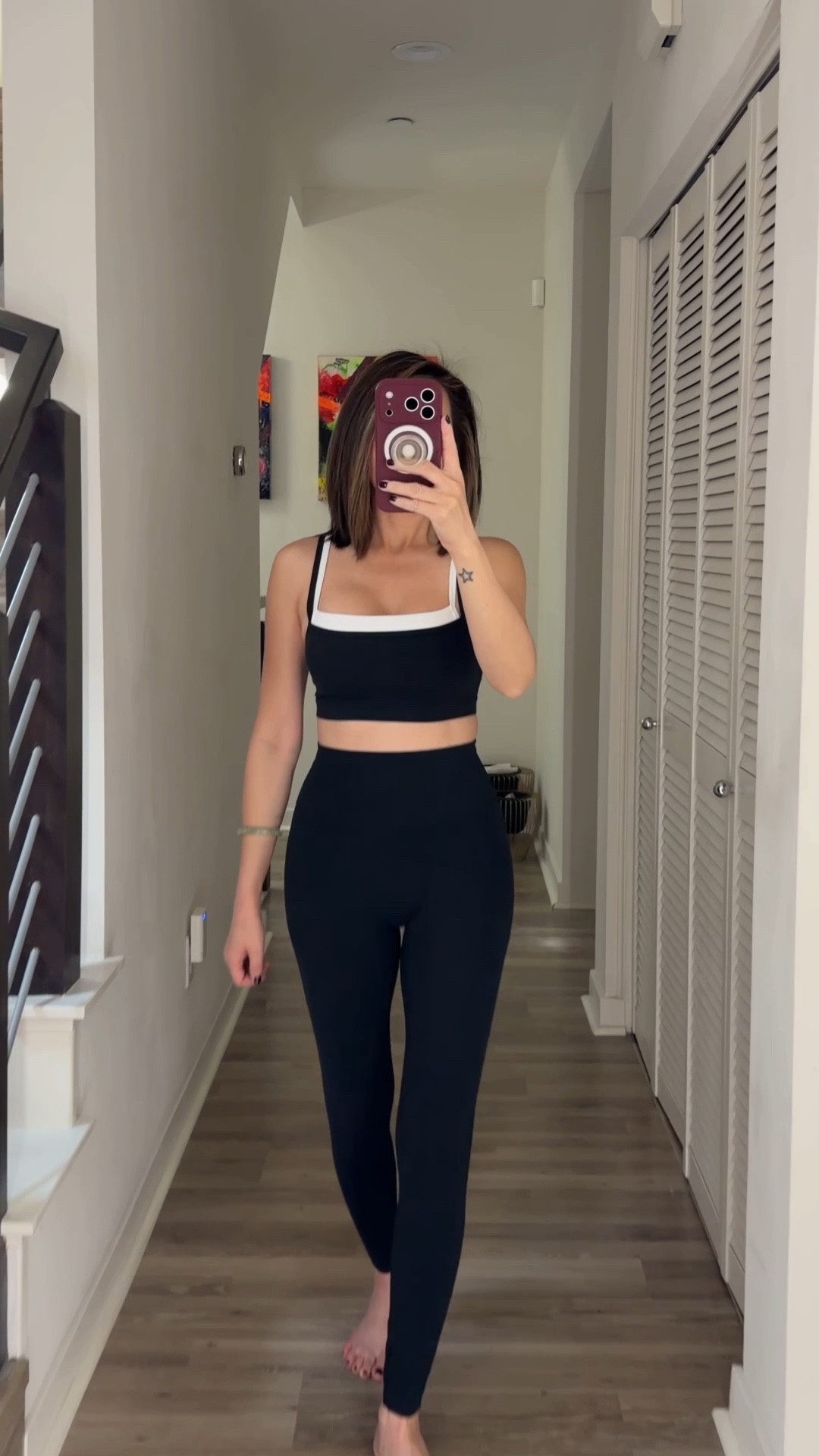 Morning routine ⚡️ Going on a family walk with the dog and running errands.  This is my favorite workout set. It’s so soft. Comes in new colors. Style with this lightweight jacket. Grab the look on sale now  

Workout set, bralette, legging, atheleisure wear, Abercombie, ootd, The Stylizt 



#LTKfitnessgoals #LTKootd #LTKmorningroutine