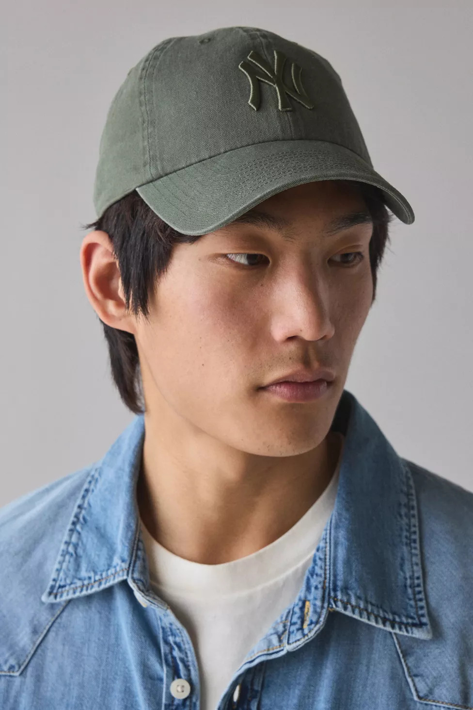 Mitchell & Ness MLB New York Yankees Tonal Logo Dad Hat | Urban Outfitters (US and RoW)