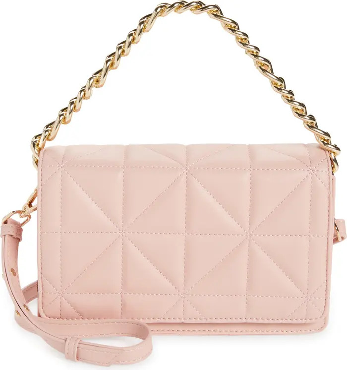 Topshop Cali Quilted Chain Faux Leather Crossbody Bag | Nordstrom | Nordstrom