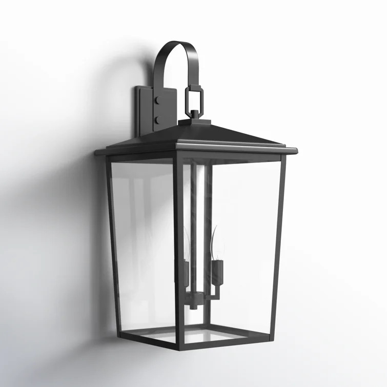 Messerly 3 Light 24" Tall Outdoor Wall Sconce | Wayfair North America