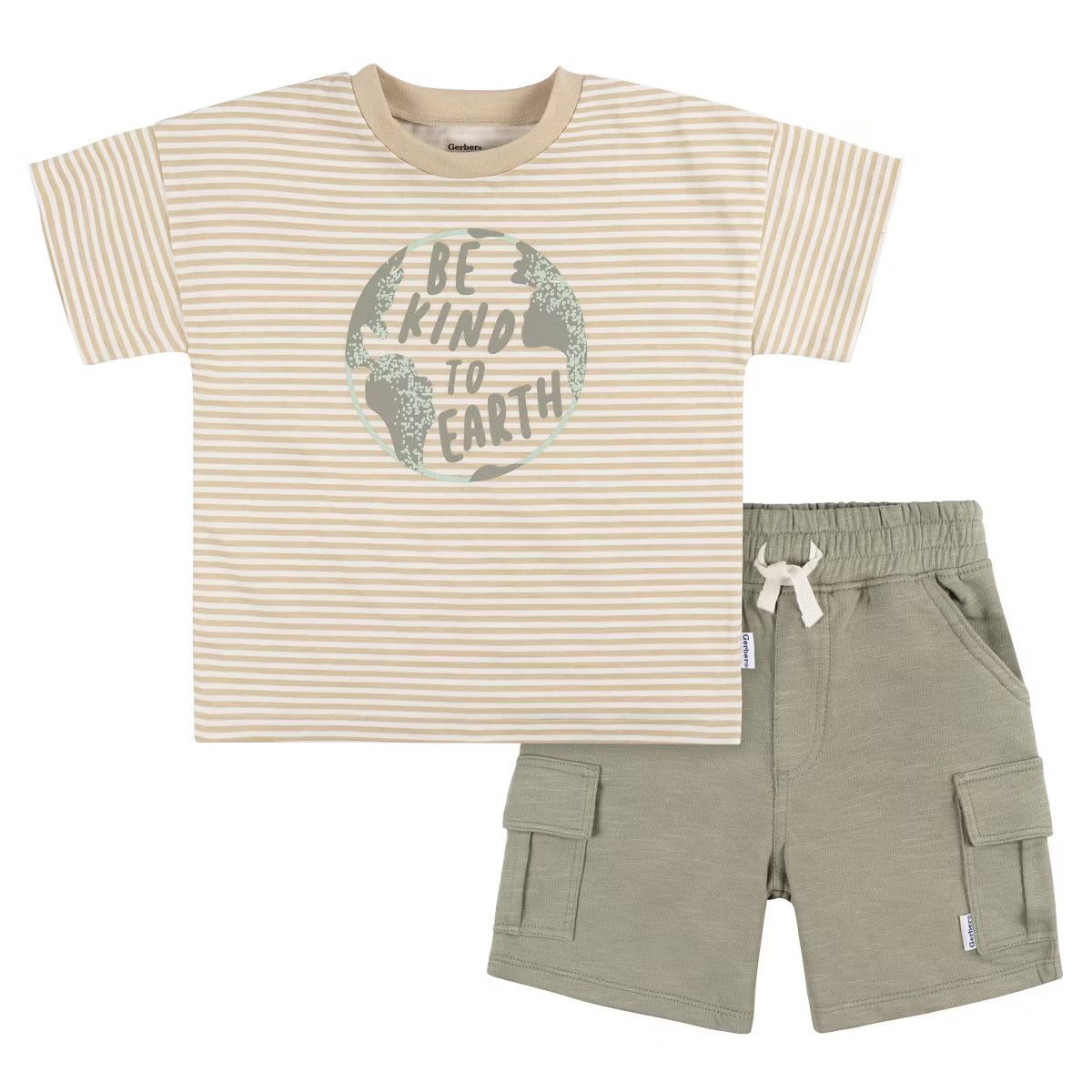 Gerber Toddler Boys' Shirt & Shorts Set - 2-Piece | Target