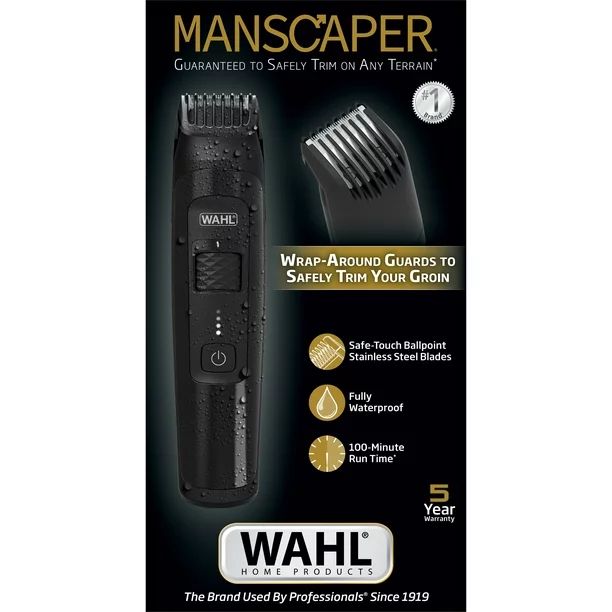 Wahl Manscaper Lithium Ion Body Groomer for Men, Face, Chest, Back and Groin 5618-100 | Walmart (US)
