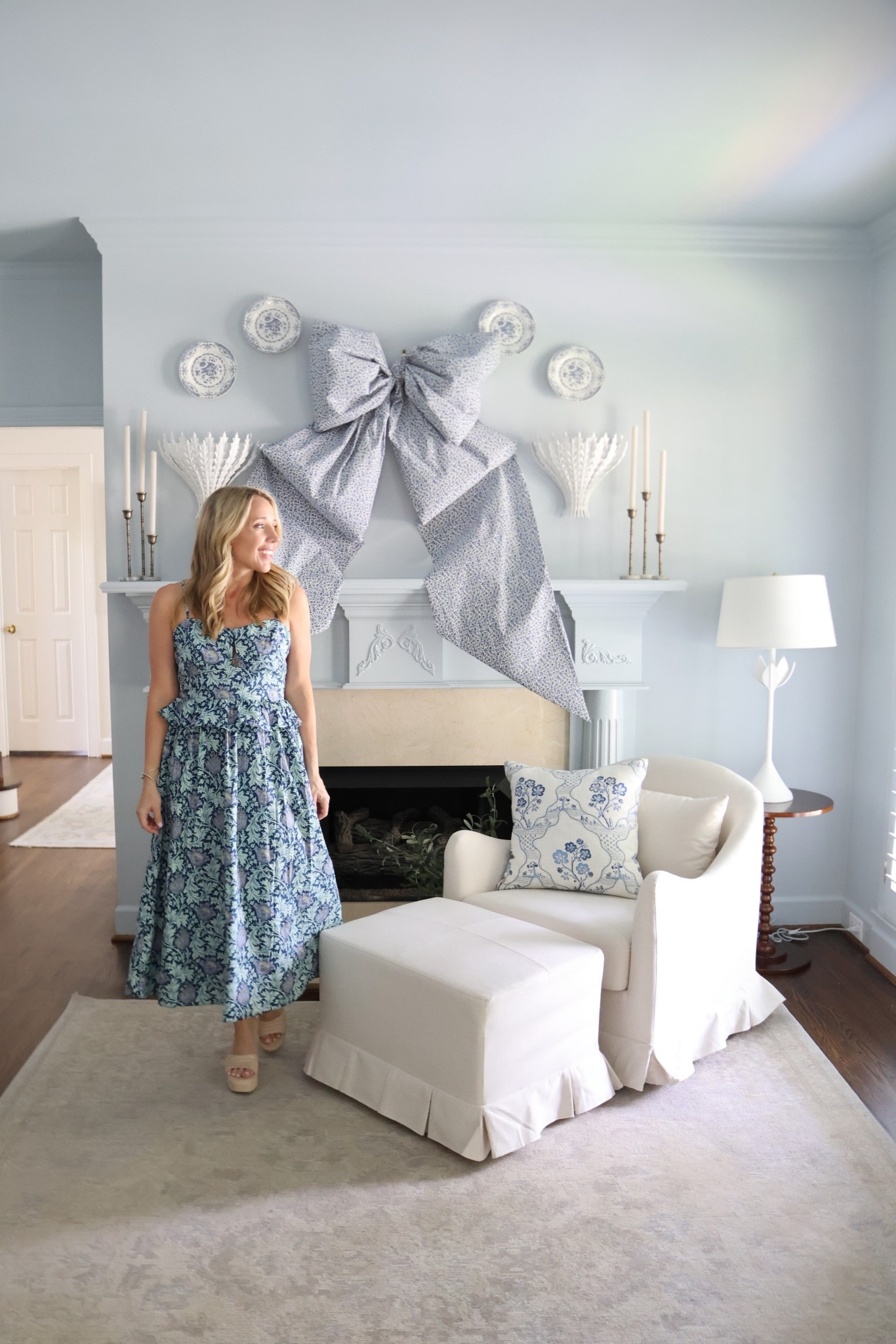 The dress I keep reaching for and some living room decor details I have yet to share!

Love these taper candle holders from Target, the pleated armchair is the perfect petite size for this room, and the spindle accent table is a must have too!

#LTKSeasonal #LTKStyleTip #LTKHome