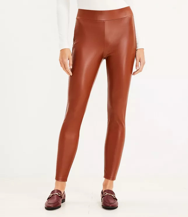 Faux Leather Leggings | LOFT