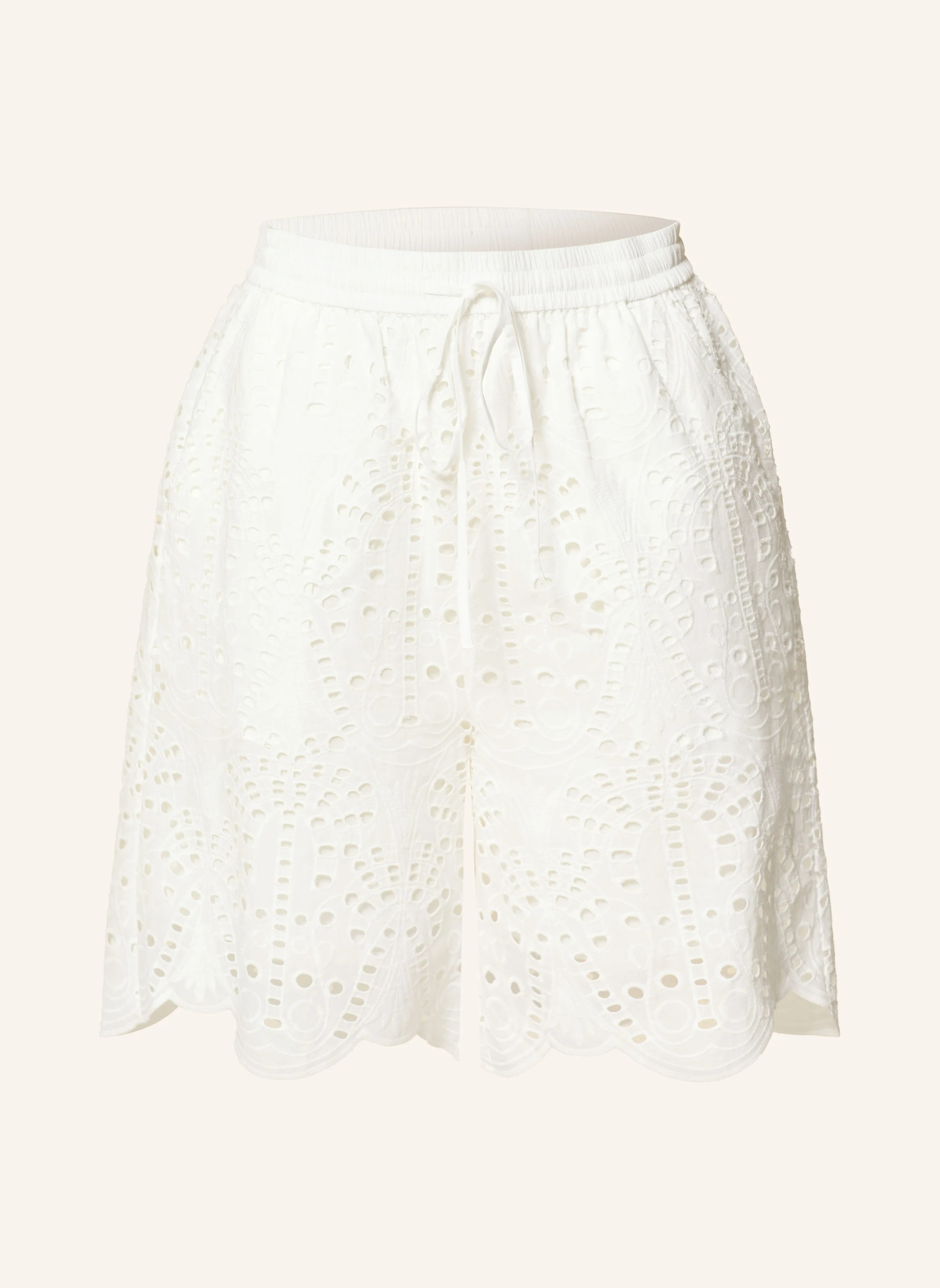 darling harbour Shorts mit Lochspitze in white | Breuninger (DACH)