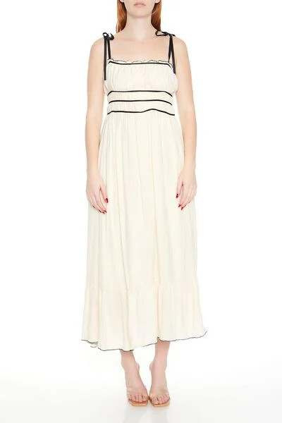 Ribbon Tie-Strap Maxi Dress | Forever 21