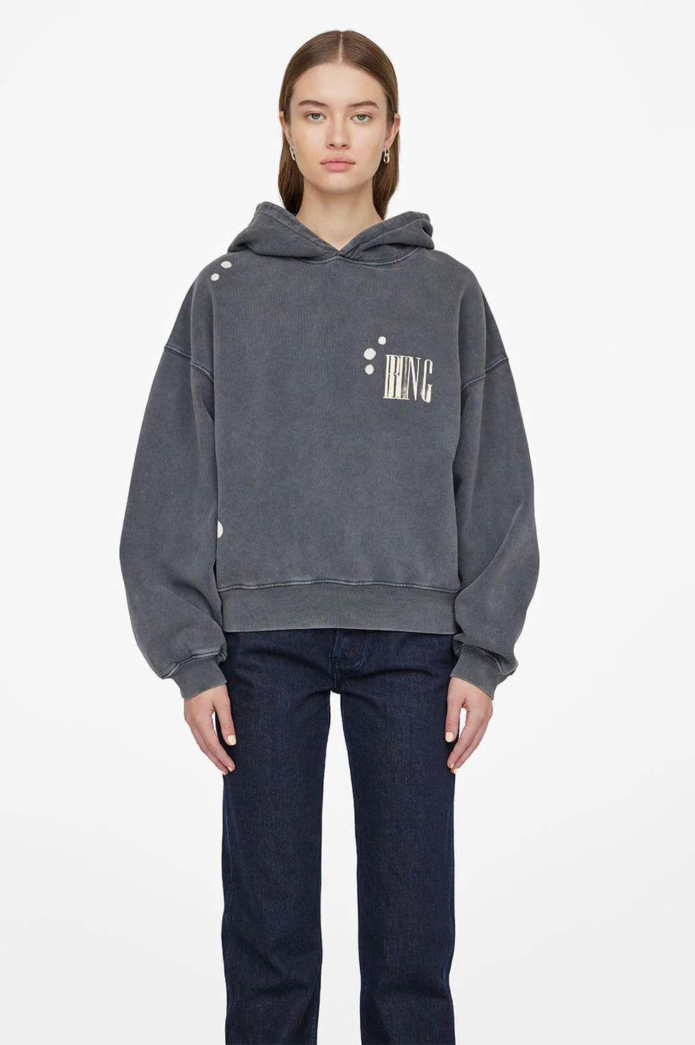 Alec Hoodie Bing Bleached | Anine Bing