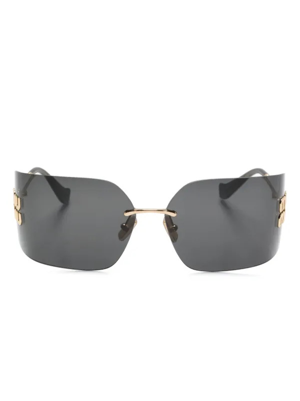 Runway rectangle-frame sunglasses | Farfetch Global