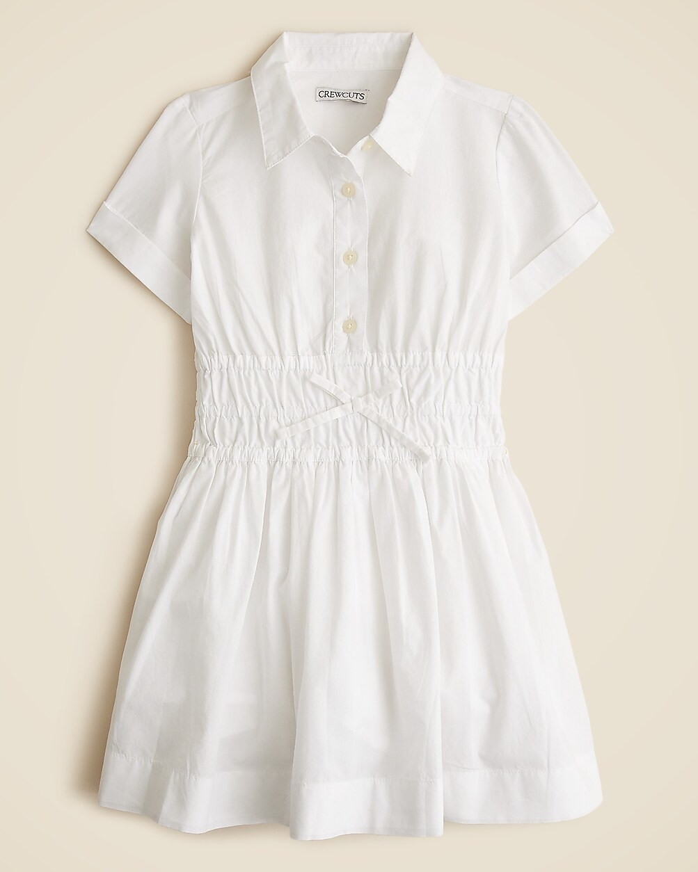 Girls' Elena shirtdress in cotton poplin | J. Crew US