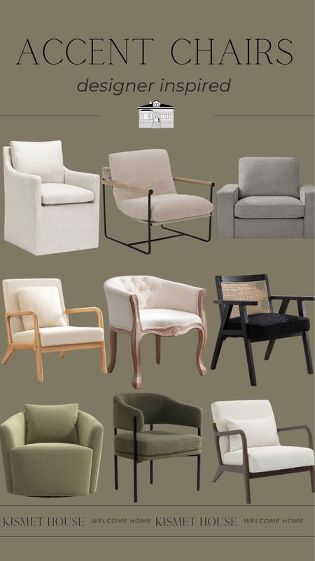 Accent chairs designer inspired, all from Amazon.




Accent chairs, designer look alike chairs, nook chairs, living room chairs, bedroom chairs, office chair, dining room chairrs

#LTKHome #LTKStyleTip