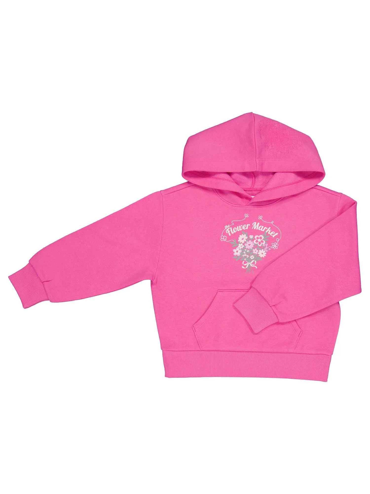 Wonder Nation Girls Fleece Hoodie, Sizes 4-18 & Plus | Walmart (US)