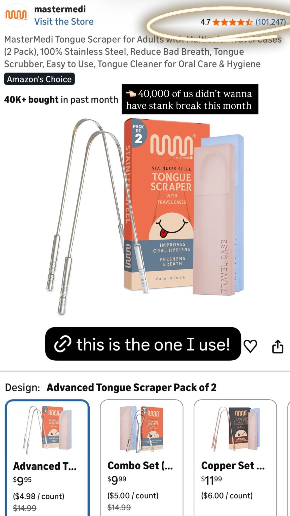 👈🏻 40,000 of us didn’t wanna have stank break this month