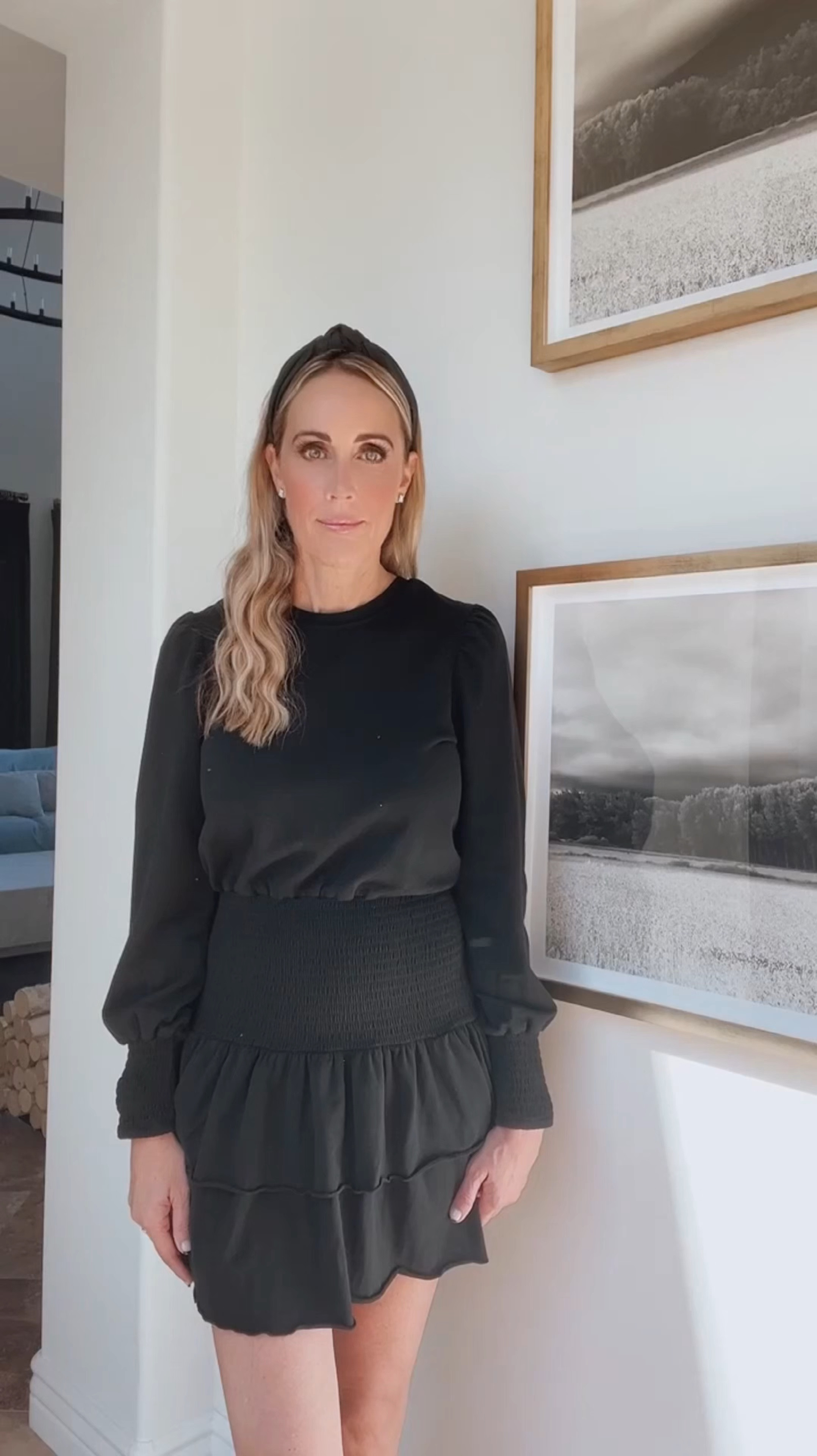 The perfect holiday dress, that you will actually wear over and over! And it is on Sale $21!!! So comfortable, warm, and perfect for New Year's Eve. Wearing a size small for size reference. Fits
TTS!

#LTKSaleAlert #LTKFindsUnder50 #LTKHoliday