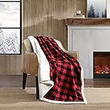 Eddie Bauer - Throw Blanket, Reversible Sherpa Fleece Bedding, Buffalo Plaid Home Decor for All Seas | Amazon (US)