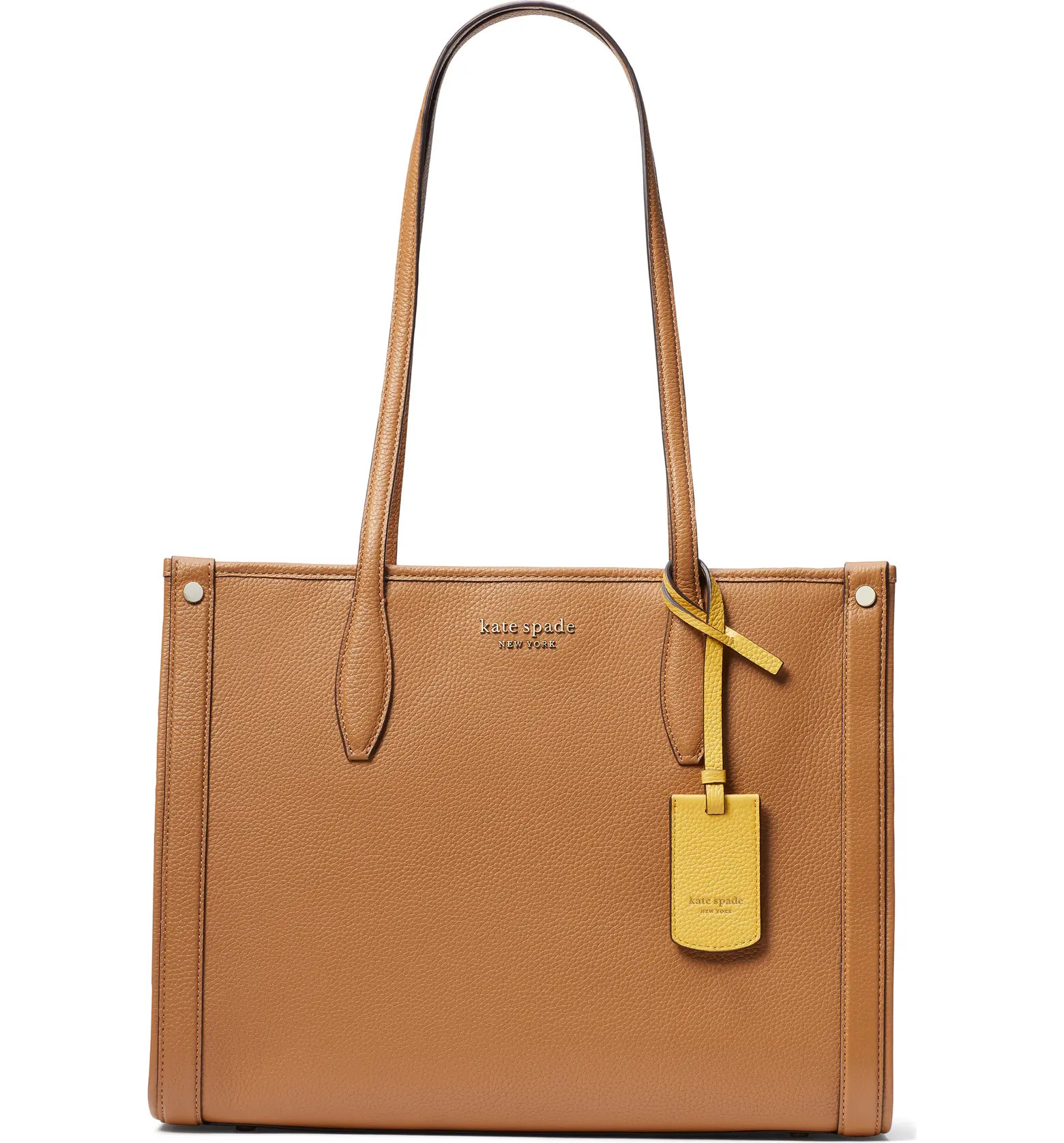 medium market leather tote | Nordstrom