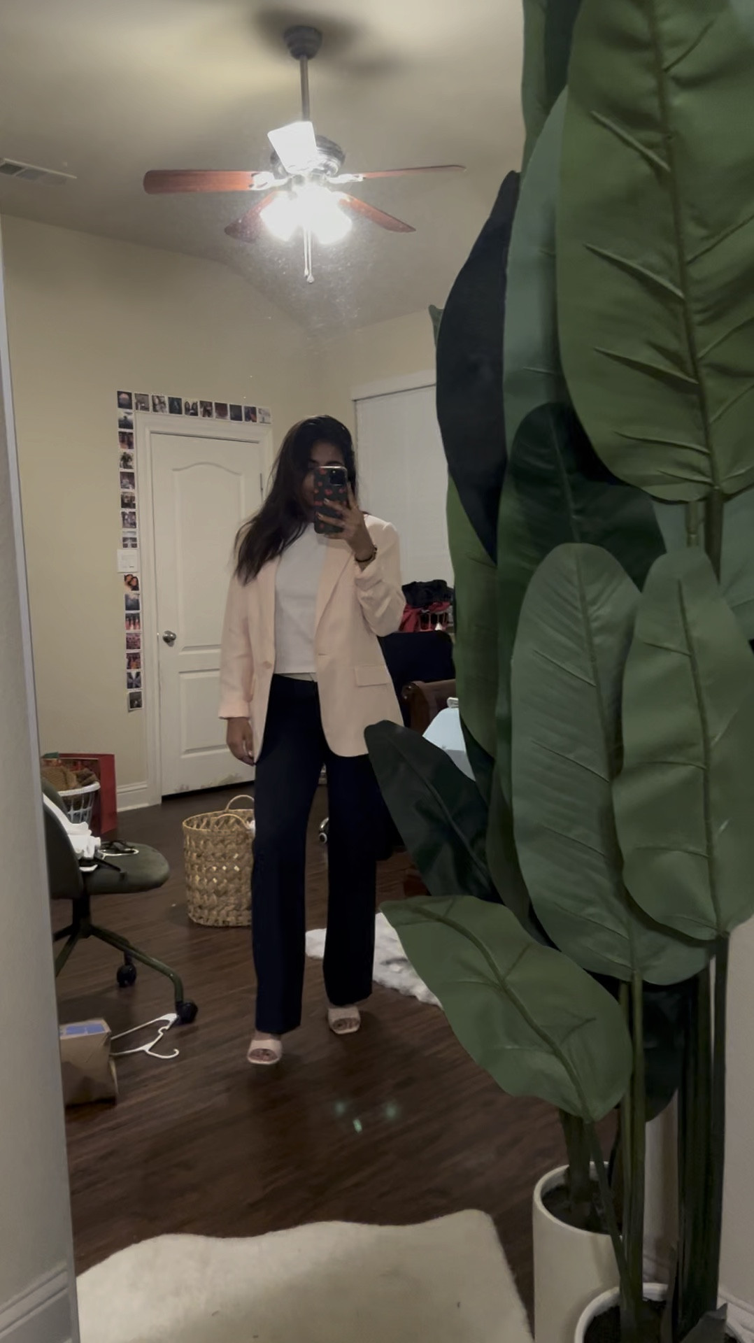 The pink blazer adds a girly touchy to this otherwise basic work outfit!

Blazer - sold out, attached similar 
Pants - thrifted, attached similar 

#LTKWorkwear #LTKFindsUnder100 #LTKStyleTip