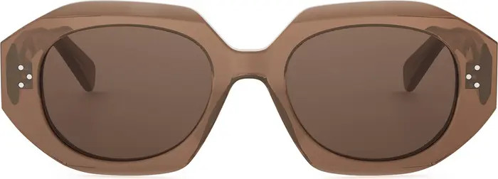 Bold 3 Dots 52mm Geometric Sunglasses | Nordstrom